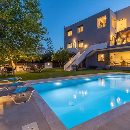 Crystal Waves Lux Villa-Homeleader Chania  Eksteriør billede