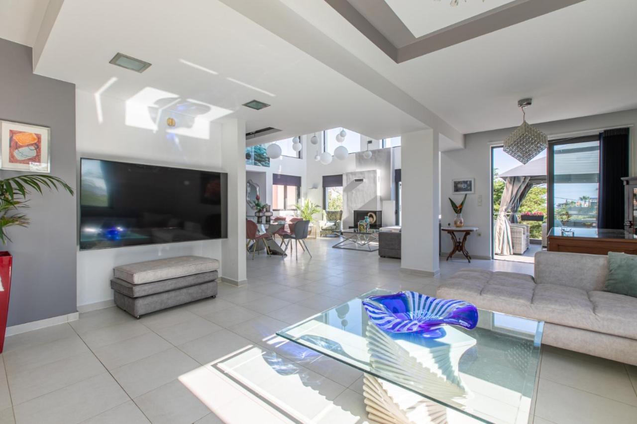 Crystal Waves Lux Villa-Homeleader Chania  Eksteriør billede