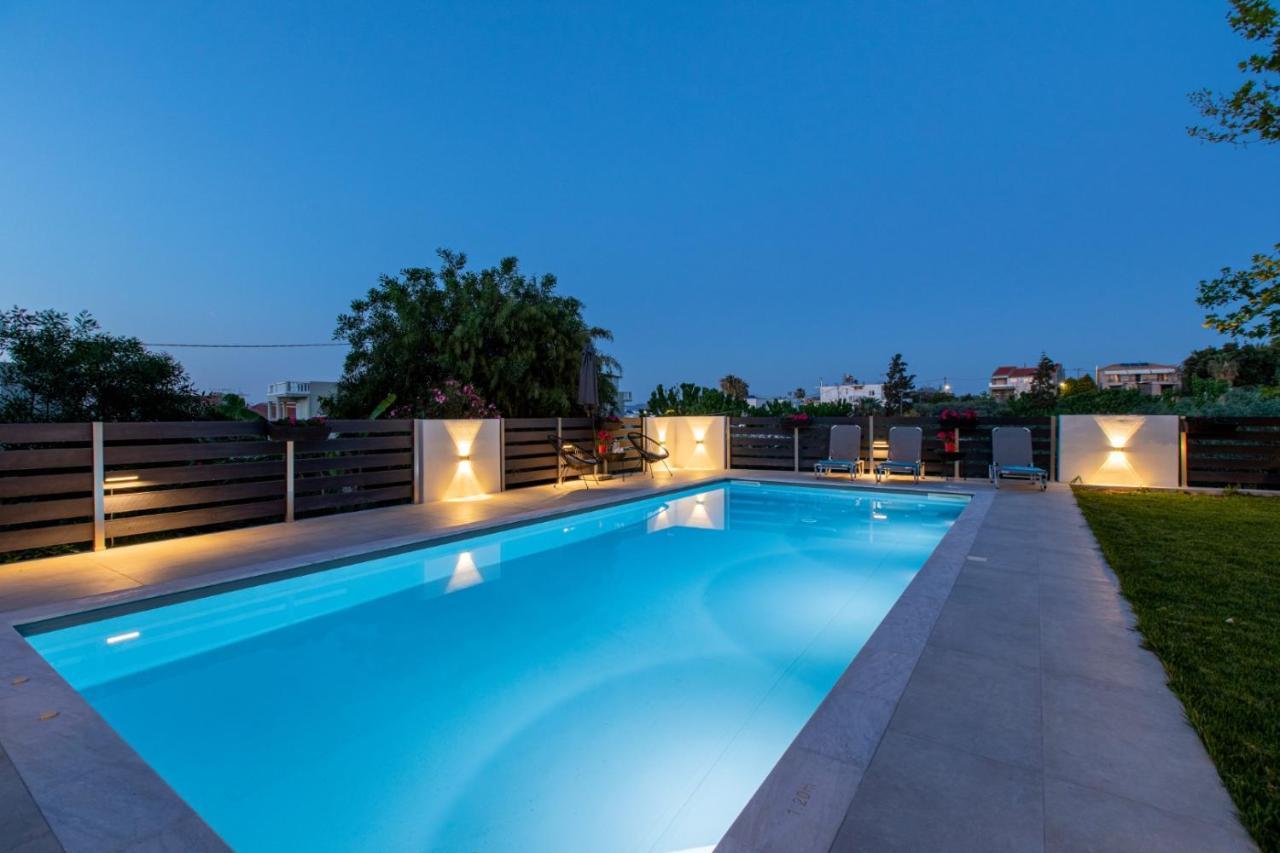 Crystal Waves Lux Villa-Homeleader Chania  Eksteriør billede