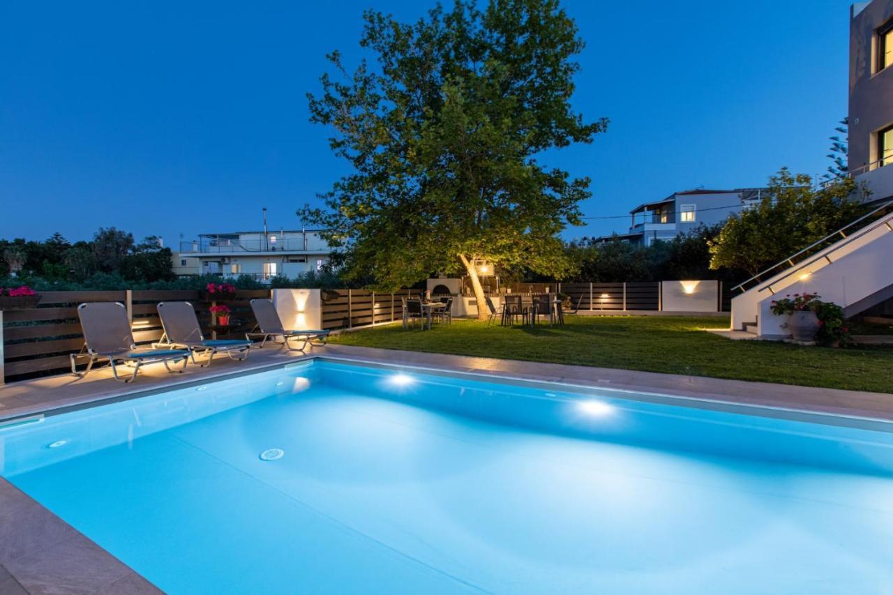Crystal Waves Lux Villa-Homeleader Chania  Eksteriør billede