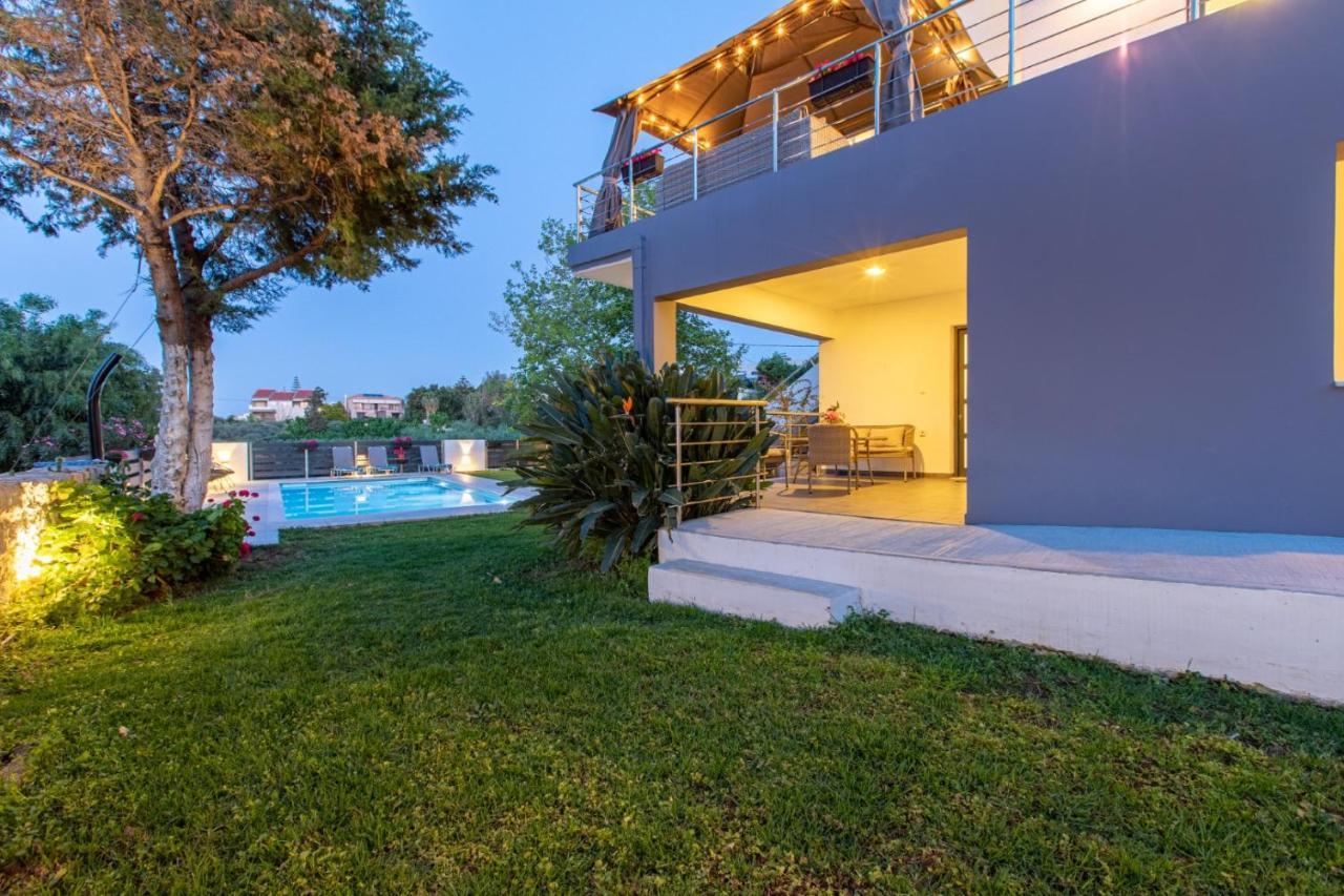 Crystal Waves Lux Villa-Homeleader Chania  Eksteriør billede