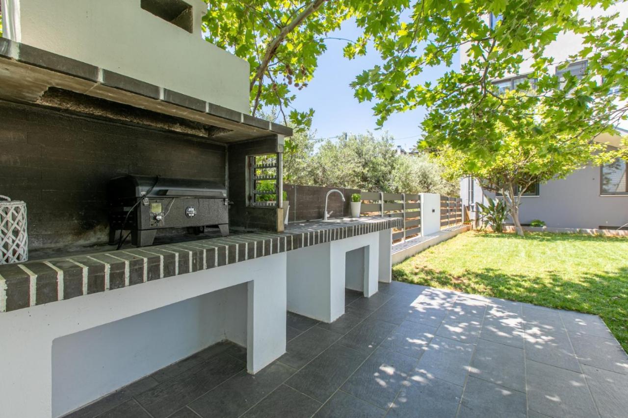 Crystal Waves Lux Villa-Homeleader Chania  Eksteriør billede