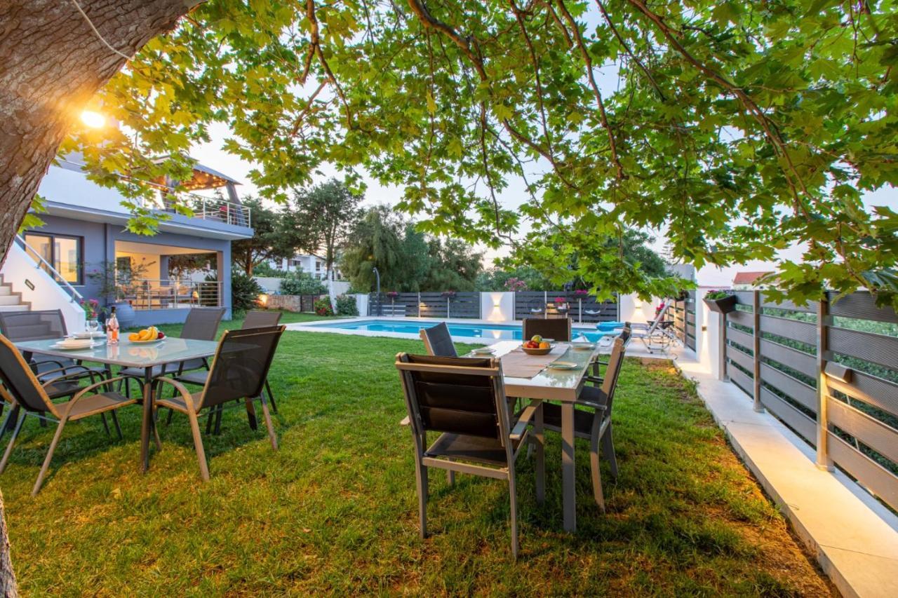 Crystal Waves Lux Villa-Homeleader Chania  Eksteriør billede