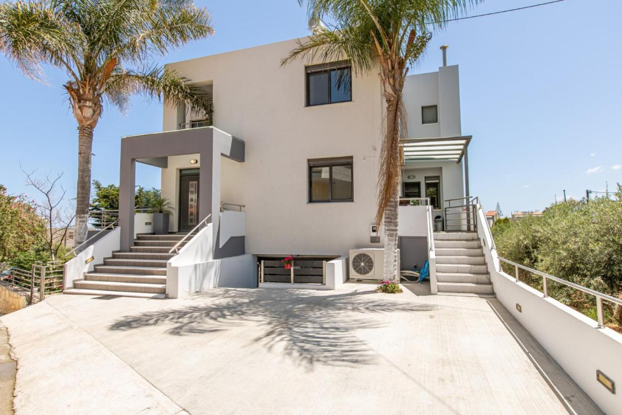 Crystal Waves Lux Villa-Homeleader Chania  Eksteriør billede