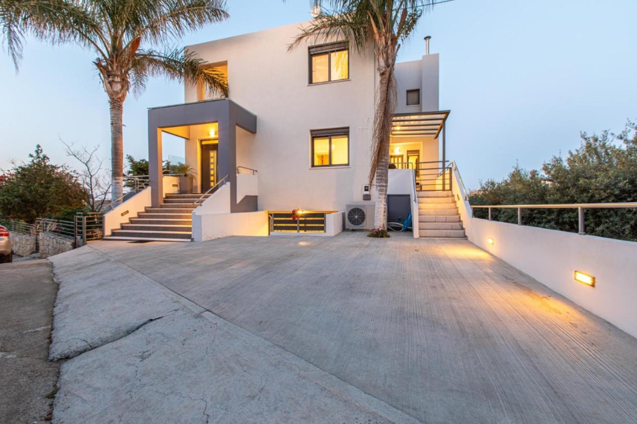 Crystal Waves Lux Villa-Homeleader Chania  Eksteriør billede