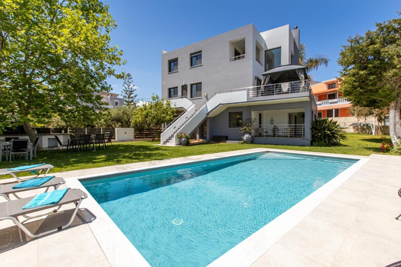 Crystal Waves Lux Villa-Homeleader Chania  Eksteriør billede
