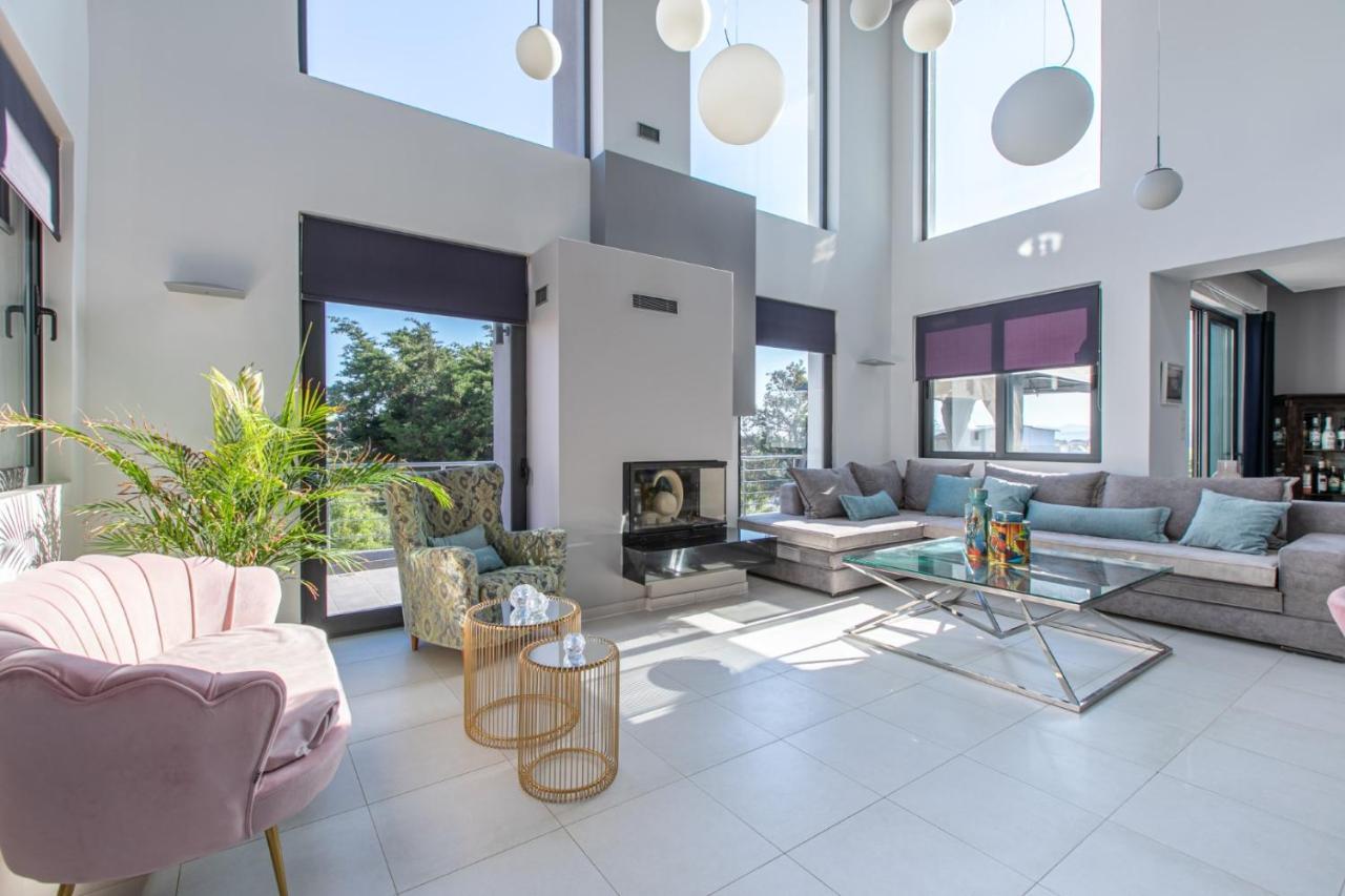 Crystal Waves Lux Villa-Homeleader Chania  Eksteriør billede
