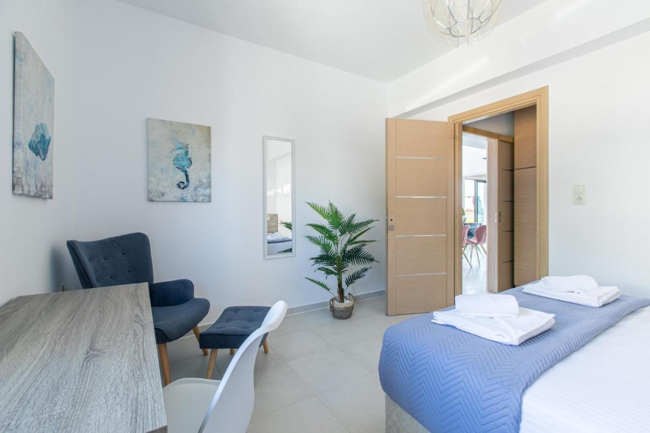 Crystal Waves Lux Villa-Homeleader Chania  Eksteriør billede